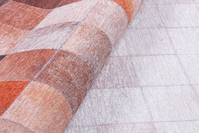 Conceptum Jazz Chenille Marrón AL 154 Alfombra 150x230 cm Poliéster Suave y Duradera